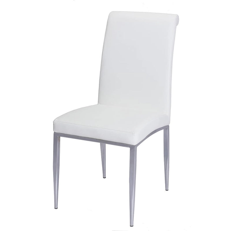 Chaise cantilever rembourrée contemporaine Somette, lot de 4