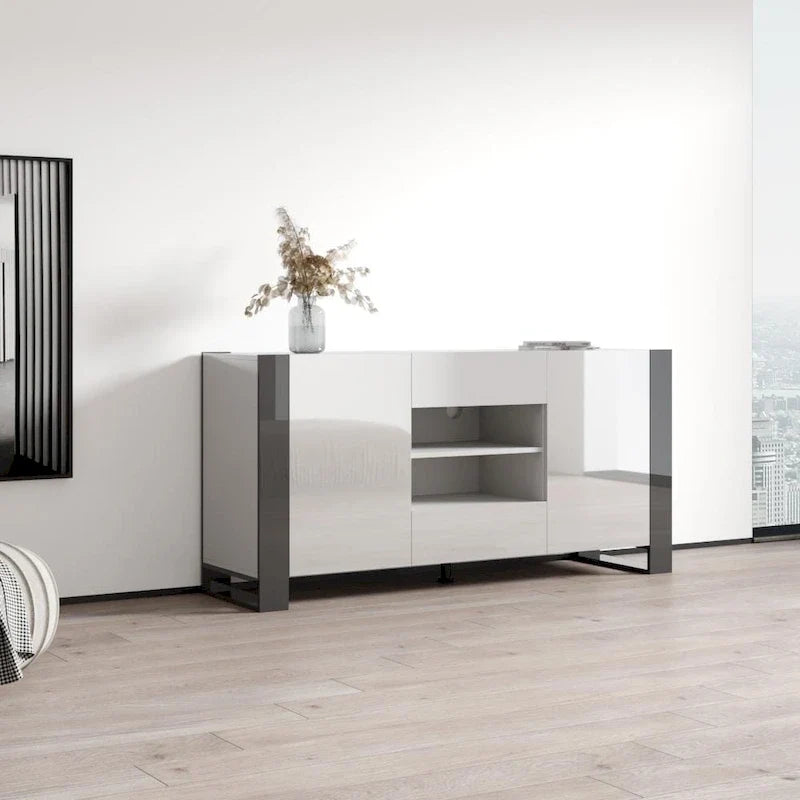 Buffet bahut moderne de 164 cm
