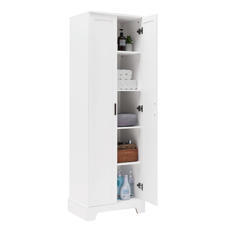 Armoire de rangement à deux portes pour salle de bains