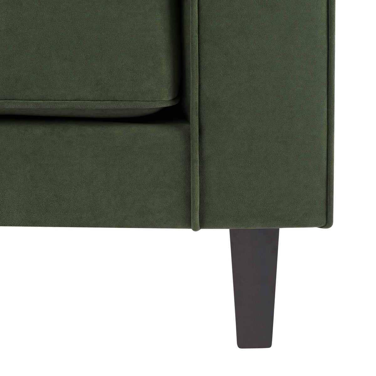 Canapé 2 places - Vert olive foncé