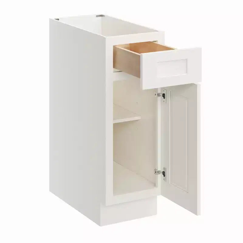 Meuble de cuisine bas CASAINC de 30,5 cm L x 87,6 cm H x 61 cm P avec 1 tiroir à fermeture douce, cadre en contreplaqué, façade à recouvrement total