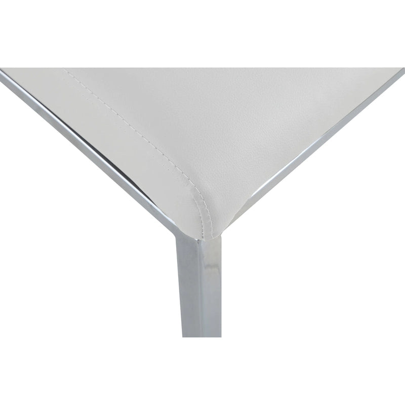 Chaise cantilever rembourrée contemporaine Somette, lot de 4